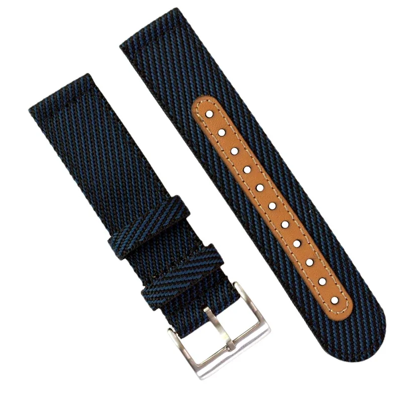 Universal Nylon Leather Woven Quick Release Wristband Strap