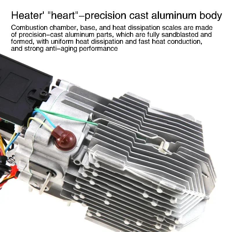 Intelligent Constant Temperature Control Diesel Heating Parking Heater Car Truck Diesel Heating Heating Fuel Low Noise Heater 4