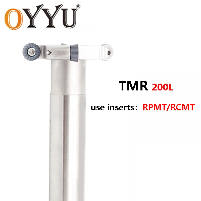 

Oyu T-Groove фреза держатель TMR TMR-40R3-C16-200-6T 200L круглый нос CNC инструмент бар R3 R4 R5 R6 карбидные вставки RCMT RPMT