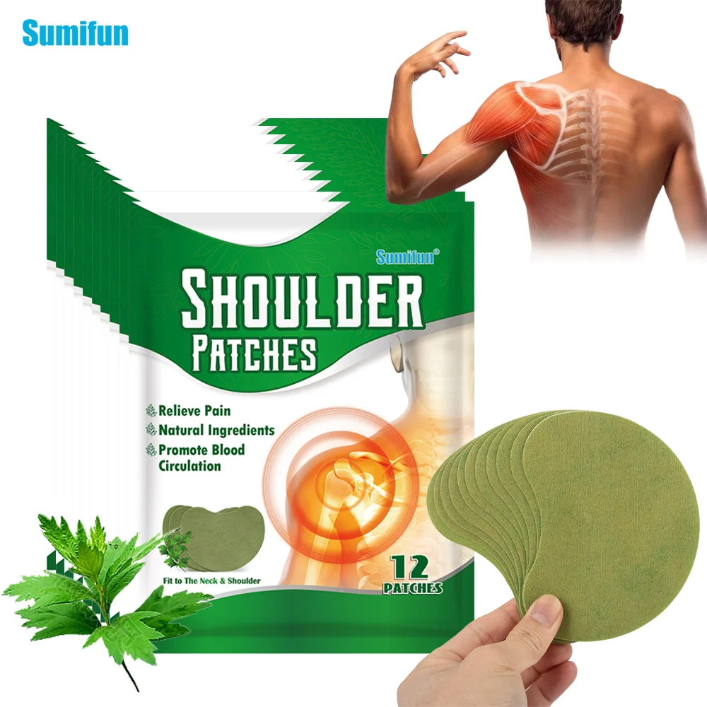 

12/60/120Pcs Sumifun Shoulder Joint Pain Patch Muscle Strain Neck Ache Arthritis Sticker Relax Muscles Massage Plaster Analgesia