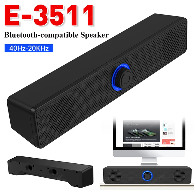 Altoparlante per TV Bluetooth altoparlante cablato Computer altoparlanti  Barra De Sonido Para Subwoofer Sound bar PC