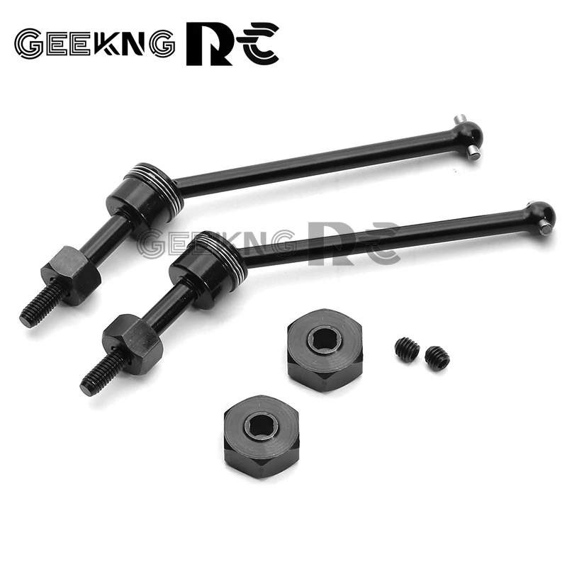 

2pcs Metal Front Drive Shaft CVD for Losi LMT 4WD Solid Axle Monster Truck 1/8 RC Car Upgrade Parts
