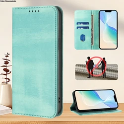 Leather Wallet Flip Case with Magnetic Back Cover for ZTE Blade V60 Vita (Green)