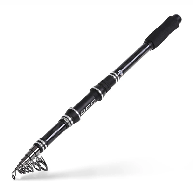 

CAPACI Black Sea Pole Feeder Hard Carbon Fiber Telescopic Fishing Rod Fishing Rod Black