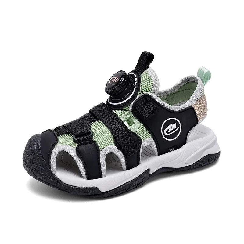 Children Summer Closed-toe Sandals Kids Casual Sports Anti-skid Wear-resistant Beach Shoes For Boys