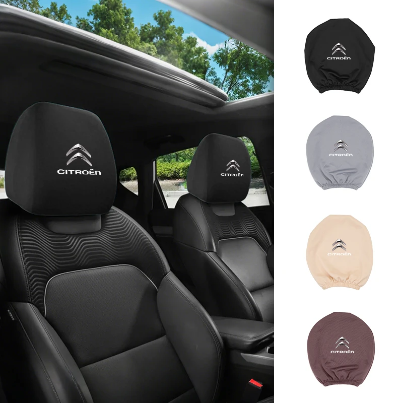 Copri poggiatesta per auto, protezione per interni, decorazione per Citroen C4 C3 C5 C1 C2 Berlingo Celysee Cactus Picasso - Image 4