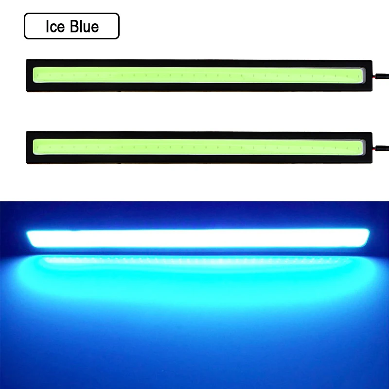 6 pieces Super Bright 17cm LED COB Fog Daytime Running Light Waterproof 12V 6500K Car Light Auto Interior Styling Bar Lamp 6