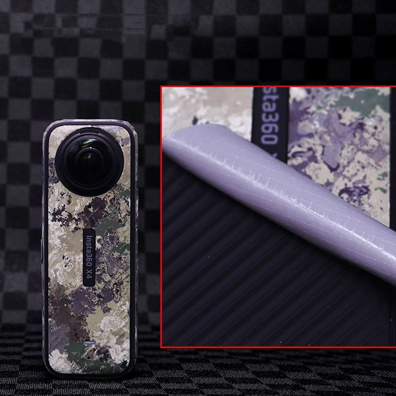 Insta360 X4 카메라 데칼 장식 스티커 바디 프레임 보호 필름 안티 스크래치 이동식 PVC 다채로운 스크래치 방지