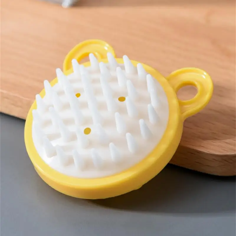 Multiple Uses Scalp Comb Body Massage Shampoo Brush Silicone Comb Cleaning Soft Brush Anti-dandruff Anti-itch Hair Care Tools