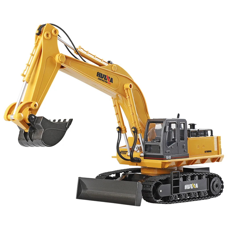 HUINA 1/16 RTR 1510 RC Remote Control Excavator Truck Bulldozer Car 2.4G Light Battery TOUCAN Outdoor Toys For Boys Gift TH18043 3