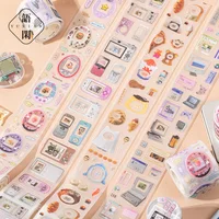 Ins Style Cute Y2K Glitter Decoration Adhesive Tape Planner Handbook DIY Scrapbooking Journal Collage Material Stickers 2