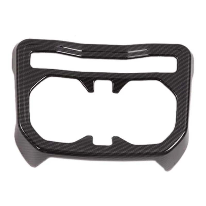

NEW-Auto Rear ABS Back Seat Water Cup Holder Cover Trim for Jeep Wrangler JL 2018 2019 Car Styling Accessories