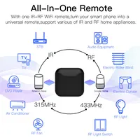 MOES nowy WiFi RF IR uniwersalny pilot urządzenia RF urządzenia Tuya inteligentne życie App sterowanie głosem za pośrednictwem Alexa Google Home 2