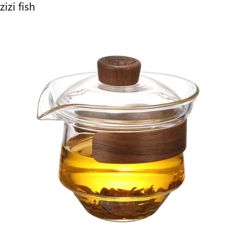 Glass Teapot Teacup Kettle Kungfu Tea Set Cover Bowl Tea Bowl Making Utensil Making Tools Teaware Pot and Cup Sets