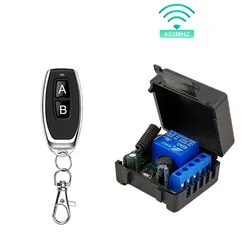 Universal 433 MHz Remote Control Relay Switch for Gates and Garage Doors (Set)