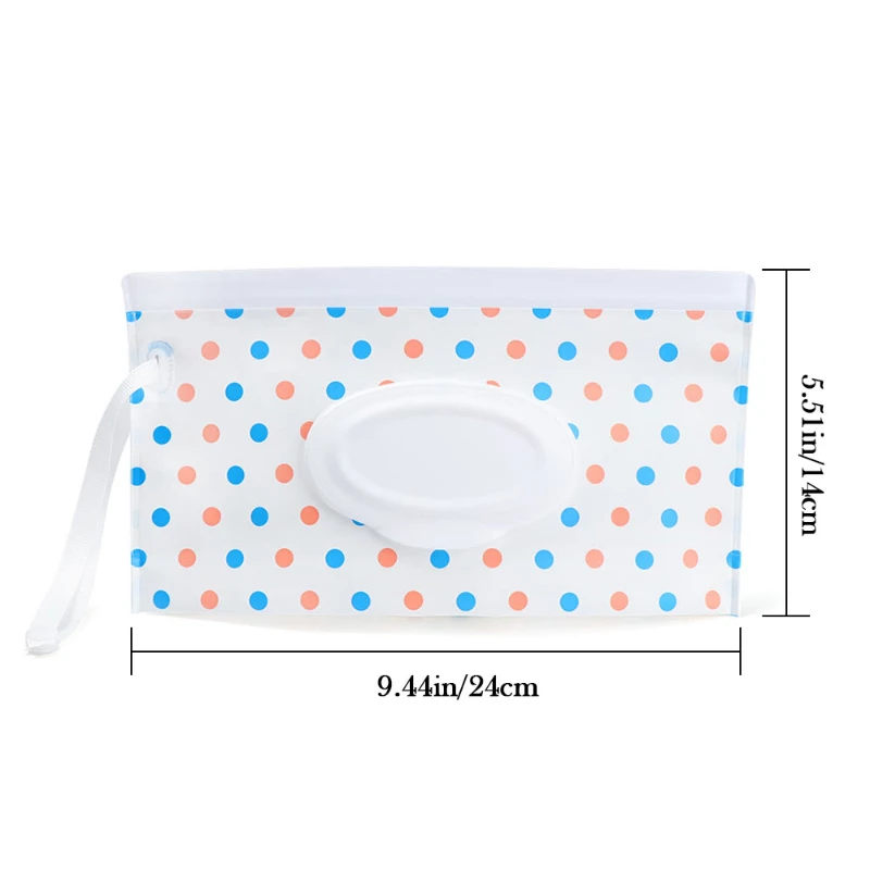 Portable Baby Wet Wipe Pouch Cute Snap-Strap Refillable Wet Wipes Bag Flip  Cover Tissue Box Outdoor Baby Stroller Accessory - AliExpress