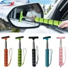 Car Rearview Mirror Wiper Stainless Steel Telescopic Retractable Layered Brush Head Auto Mirror Wash Clear for Auto Accessories 1
