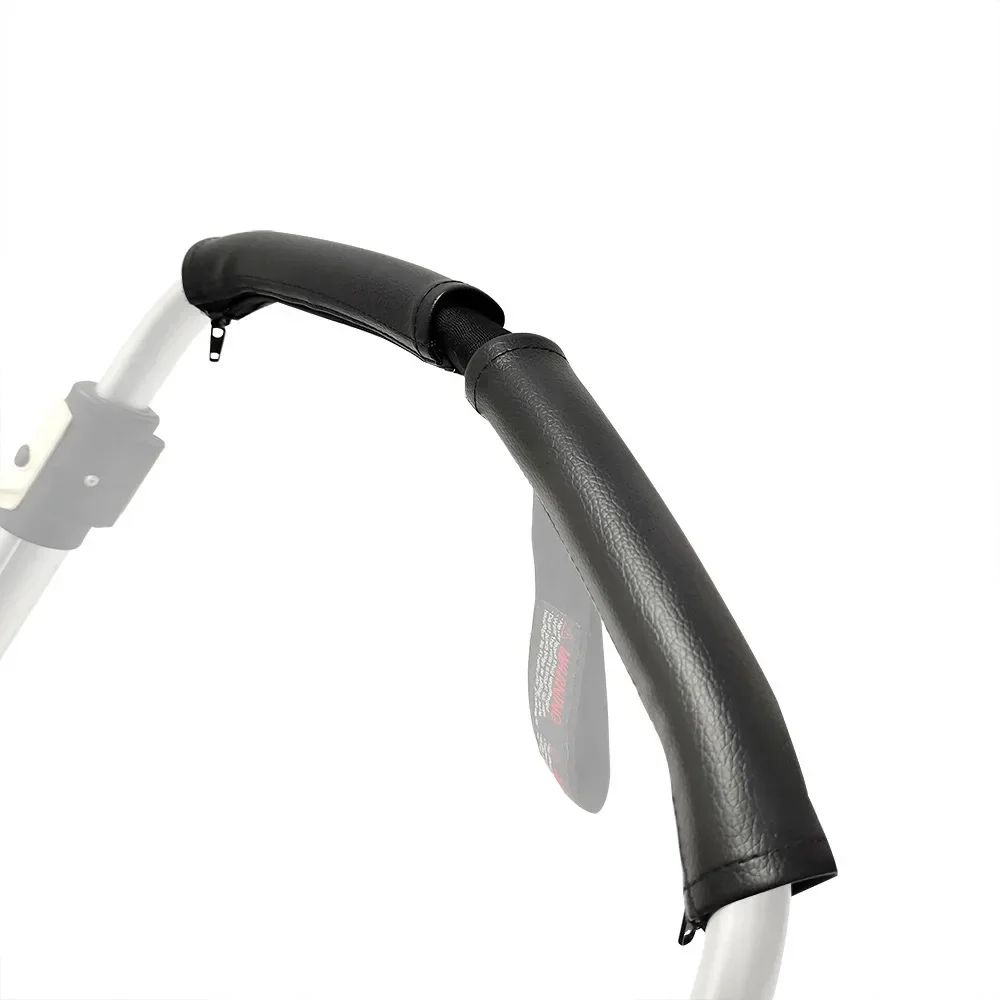 Stroller Handle Cover Suitable for Bugaboo Bee3 Bee5 Bee+ Stroller Accessories PU Leather Zipper Armrest Cover Protective Case