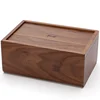 Walnut Wood Tissue Box Holder Cover Designer Tissue Storage Boxes Luxury Wooden Napkin Box Modern Rectangular Napkins Case Home 3