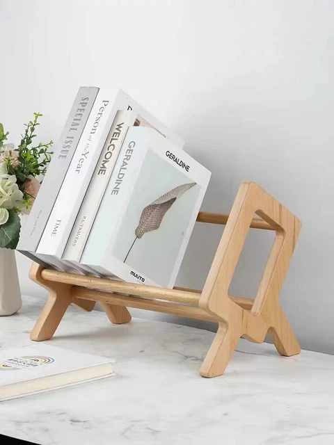 本棚 引き出し付き オーガナイザー 竹材卓上本棚 (Small) 卓上収納