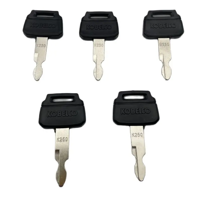 1PCS OEM logo K250 fit Case Kawasaki New Holland for heavy equipment key of 1pcsKobelco excavator