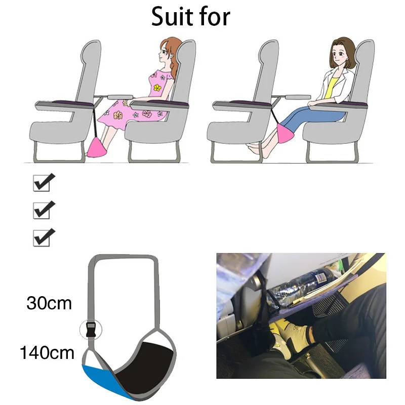 Baby Sleeping Foot Drag Long Distance Plane Inflatable Pad Foot Step Train Car Sleeping Tools Travel Pad Leg Rest Accessories