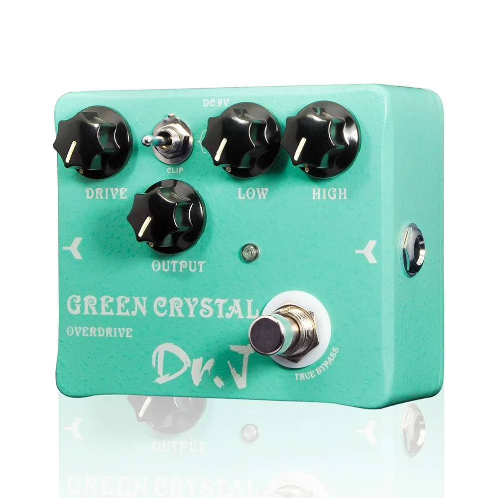 Dr. J Series D50 Overdrive Pedal Clear & Transparent Tube Amp Simulation Pedal Warm Overdrive Effect for Electric Guitar