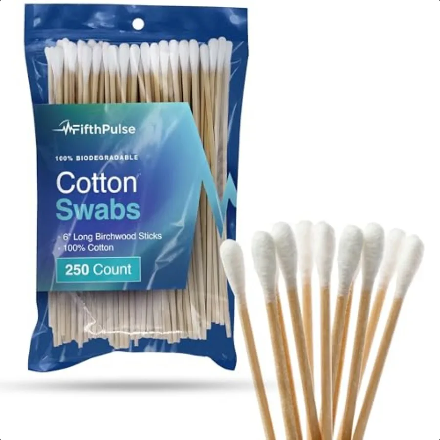 Eco Friendly Biodegradable Long Cotton Swabs
