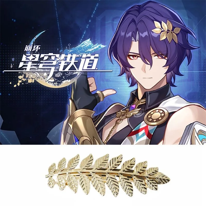 Honkai Star Rail Cosplay Haarspange Alloy Headwear Gold Men Women Halloween Party Prop 12 Honkai Star Rail Cosplay Haarspange Alloy Headwear Gold Men Women Halloween Party Prop 1