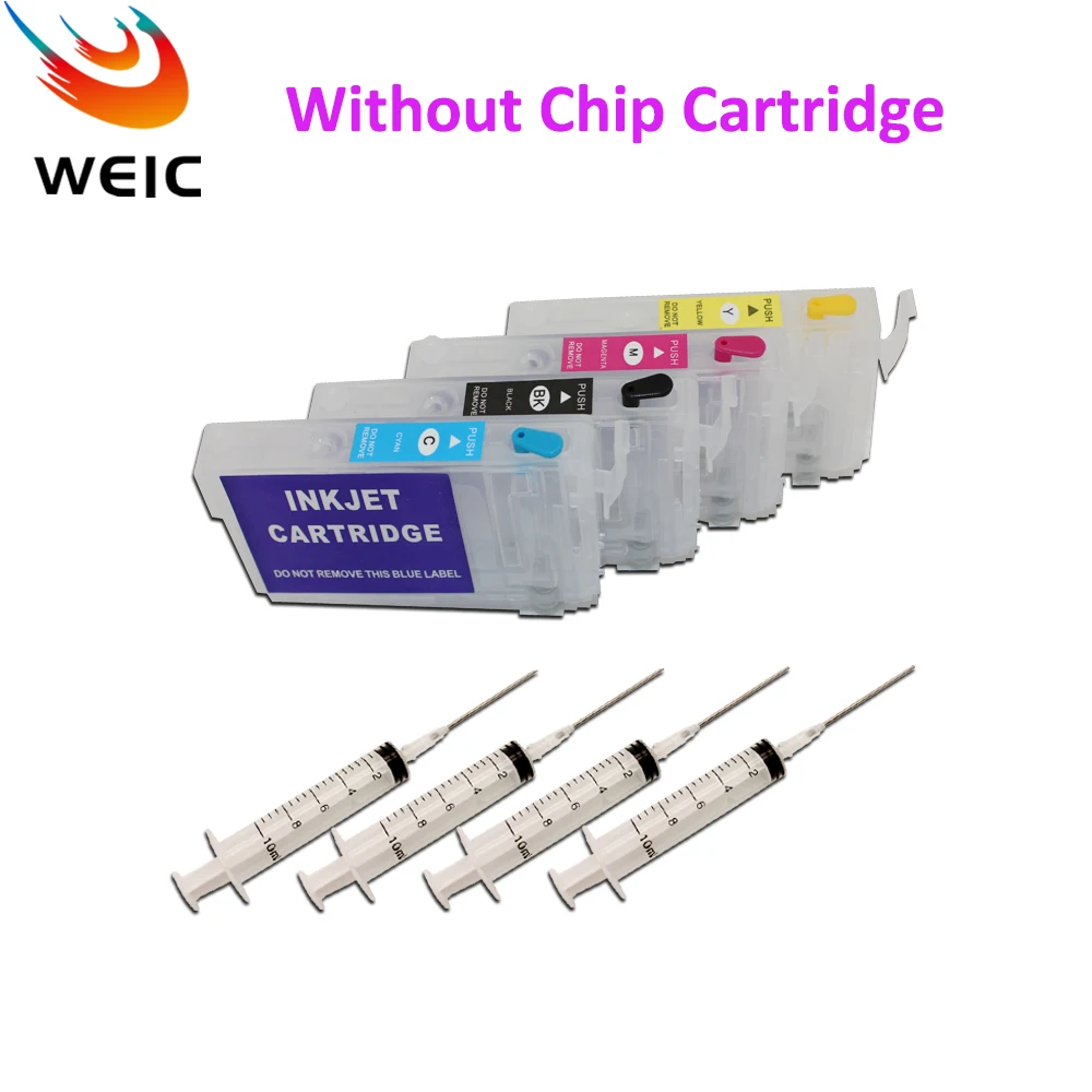 WEIC 405 T405 802 822XL 812XL 812 822 35XL 407 T3561 Without Chip Cartridge For Epson WF-4725 4734 WF4733 4745 EC 4040 4030 4020 hp ink cartridges