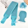 Exfoliating Body Scrubber Set - Includes Back Scrubber, Bath Glove And Shower Bath Sponge Loofah 1