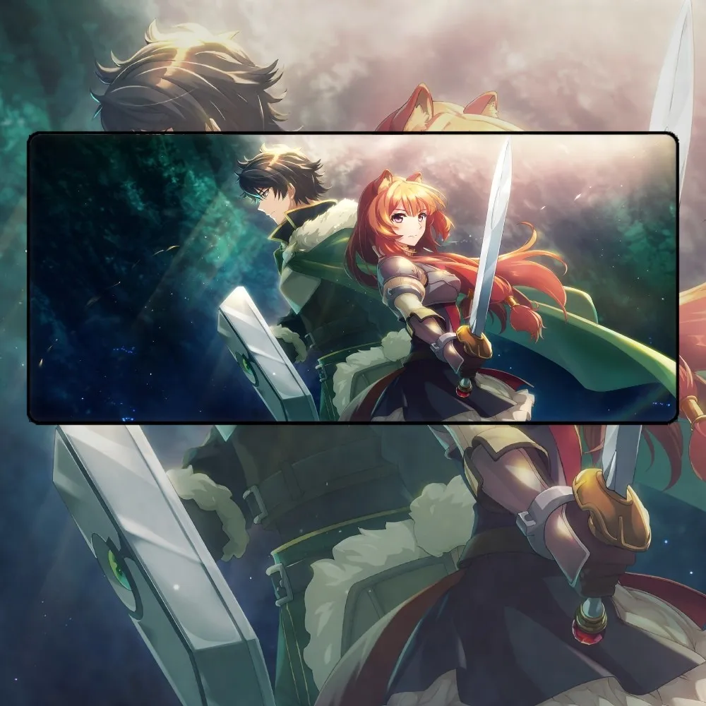 1pc Anime T The Rising Of The Shield Hero Mouse Mat Desk Mat With Pad Gaming Accessories Prime Gaming XXL Keyboard Pad 6