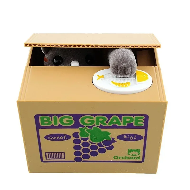 Hildren's Savings Box Cat Panda Piggy Bank Coin Safe Offering Secure Electronic Deposits and Financial Education Opportunities 5