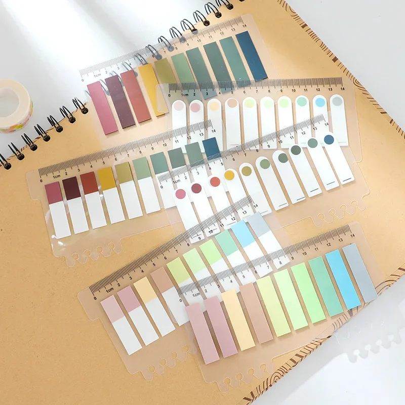 

200 Sheets Sticky Notes Stationery Set Stationery Posted for Books It Memo Pad Bookmark Adhesive Notepad Sticky Tabs Kawaii