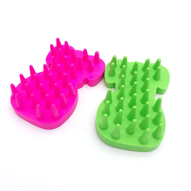 Massage Bathing Soft Needle Comb Pet Dog Cat Brush Grooming Accessories Clean Tools Silicone Brush Dog Cat Combs For Grooming images - 6