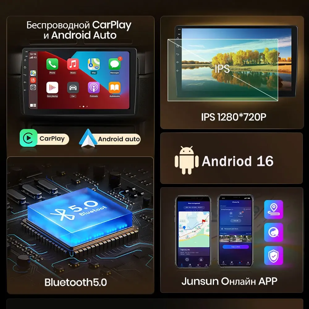 Android 16 para Skoda Octavia 2 A5 2008-2013, Carplay, Radio para Auto, Navegación Multimedia Inalámbrica, Unidad Principal de 8 Núcleos 4