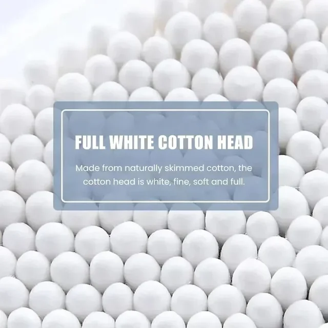 300 Cotton Fioc Lunghi 15 Cm - Con Bastoncino In Legno | Per Trucco, Pulizia E Artigianato | Biodegradabili - Foto 9