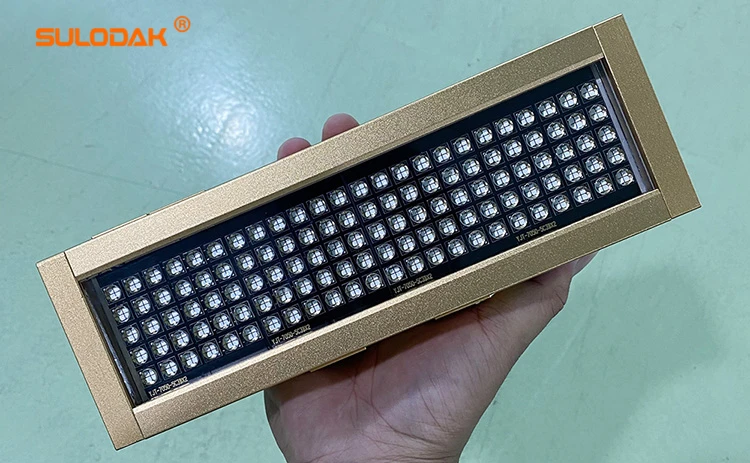 Description Picture 2 of item200*50mm Water Cooling High Power Uv Led Lamp 1250w Uv Led Curing System Uv Lamp Led Fast Curing Ink Paint