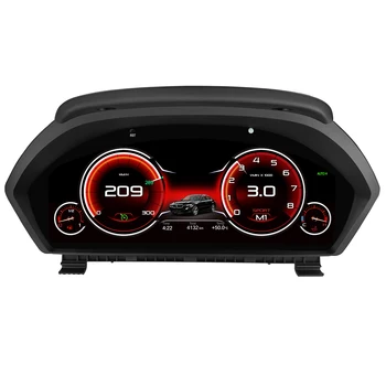 Hizpo Pantalla Digital para Coche de 12.3 Pulgadas para BMW Serie 3/4 F30/F31 GT-F34 F32/F33/F36 2013-2020 NBT EVO Estilo Velocímetro LCD 1