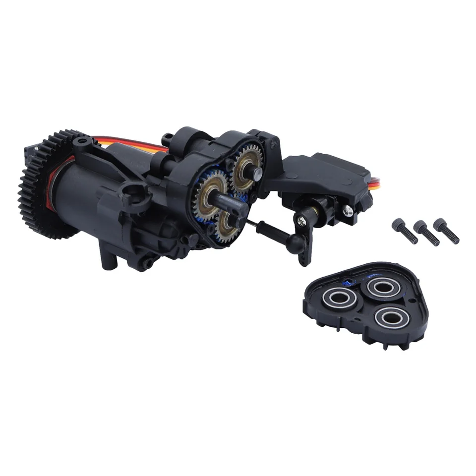 Cambio 2 Velocità In Alluminio Per TRX4 TRX6 RC Crawler - Ingranaggi Metallici E Cuscinetti