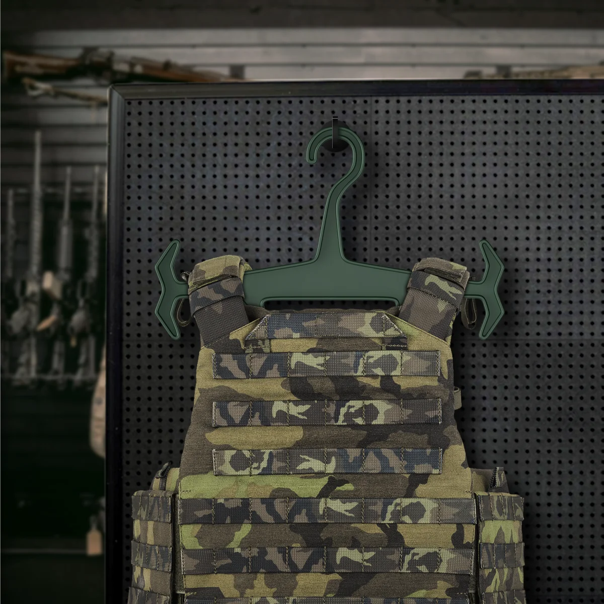 Heavy-Duty Gear Hanger – Tactical Vest, Body Armor & Wetsuit Organizer 2