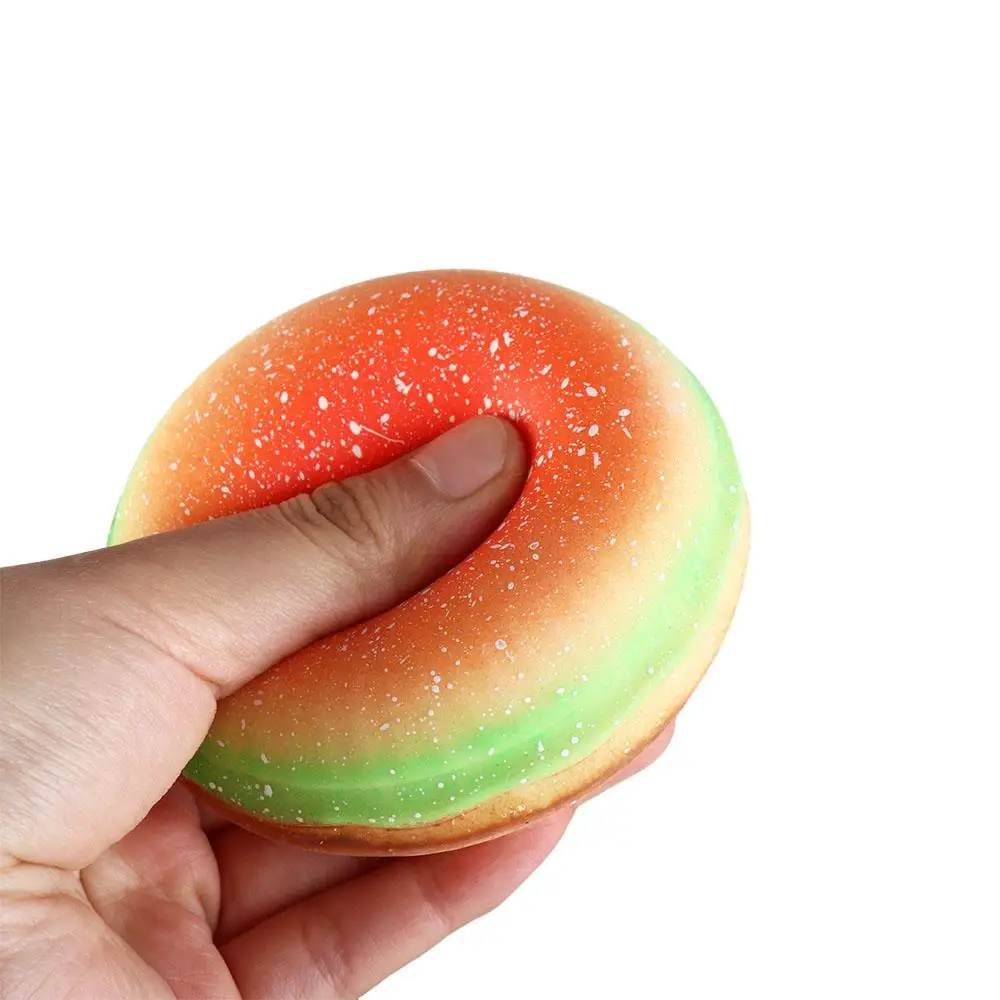 Ice-cream Hamburger Squeeze Toy Sensory Toy Silicone Simulation Food Fidget Toy 3D Fidget Toy Pinch Decompression Toy Funny Toys