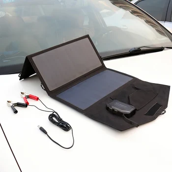 ALLPOWERS Solar Charger 5V / 18V Foldable solarpanel With USB Port, 21W Home Backup / Outdoor Emergency Power for all phones 4