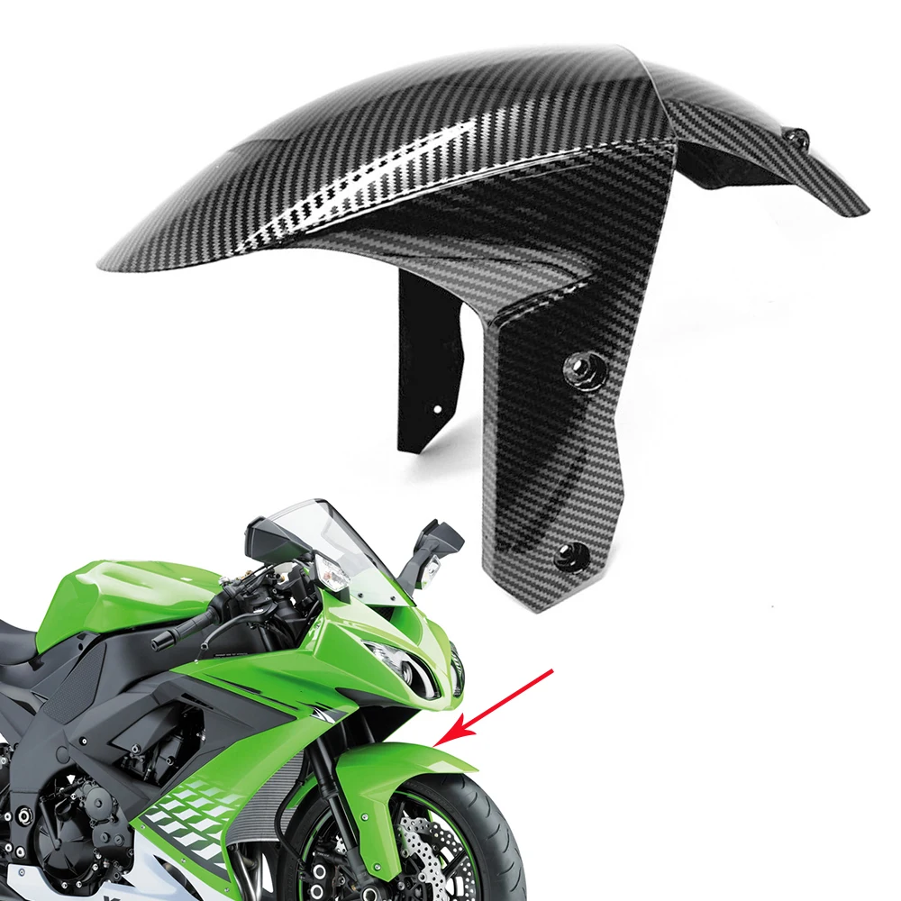 

For KAWASAKI NINJA ZX-10R ZX10R ZX 10R 2008 2009 2010 Front Tire Fender Mudguard Protector mud Splash Guard Cover Fairing Cowl