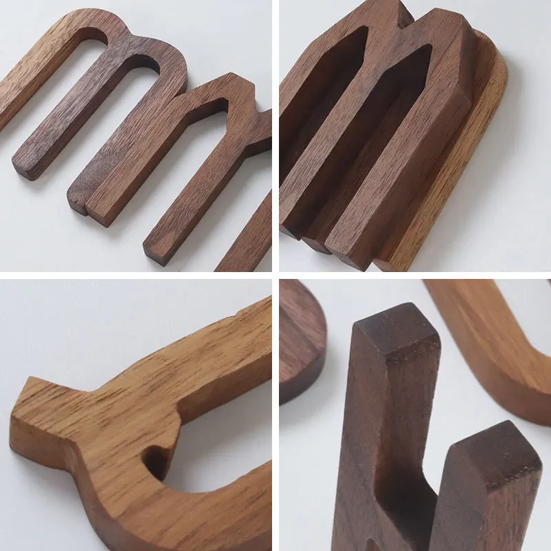 Wooden Letter Decor Nordic Style Walnut Letter Decorative Letters Combination Wall Decoration DIY Letter Home Decoration