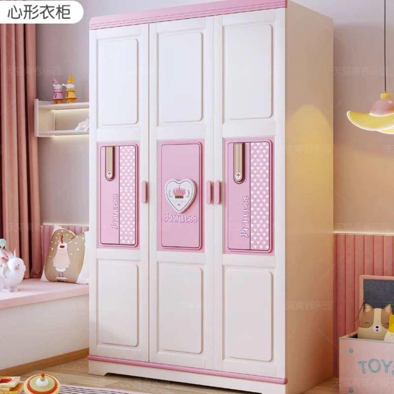 Storage Children's Wardrobes Organizer Mobile Shelves Wardrobes Closet Cabinet Bedroom Meuble De Rangement Room Furniture CY50CW