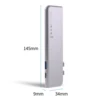 MINIX NEO SD4 USB-C Multiport with 480GB SSD Storage Hub for Apple MacBook Air/Pro | HDMI 4K@60Hz | Thunderbolt 3 | USB 3.0 4
