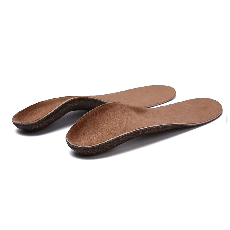 Flat Feet Arch Support Orthopedic Cork Orthotic Insoles Arch Support Gel Pad Arch Support Flat Feet  Health Sole Pad For Unisex