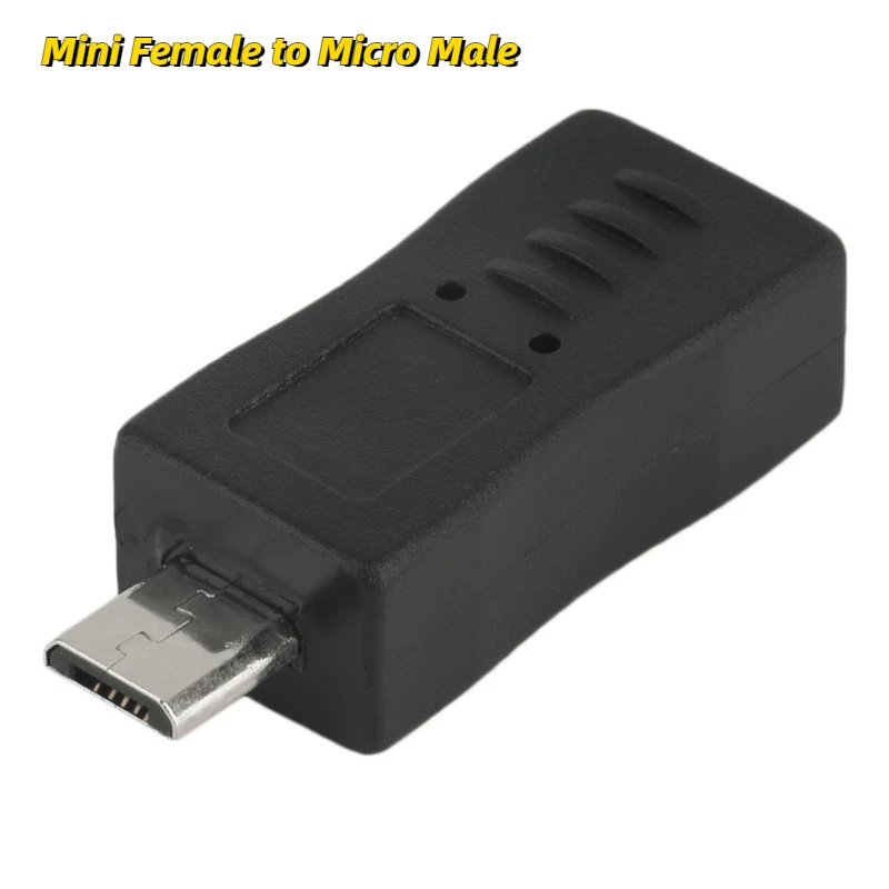 Micro USB Female To Mini USB Male Adapter Charger Converter Mini USB V3 To Micro USB V8 Adapter for Mobile Phone Android MP3