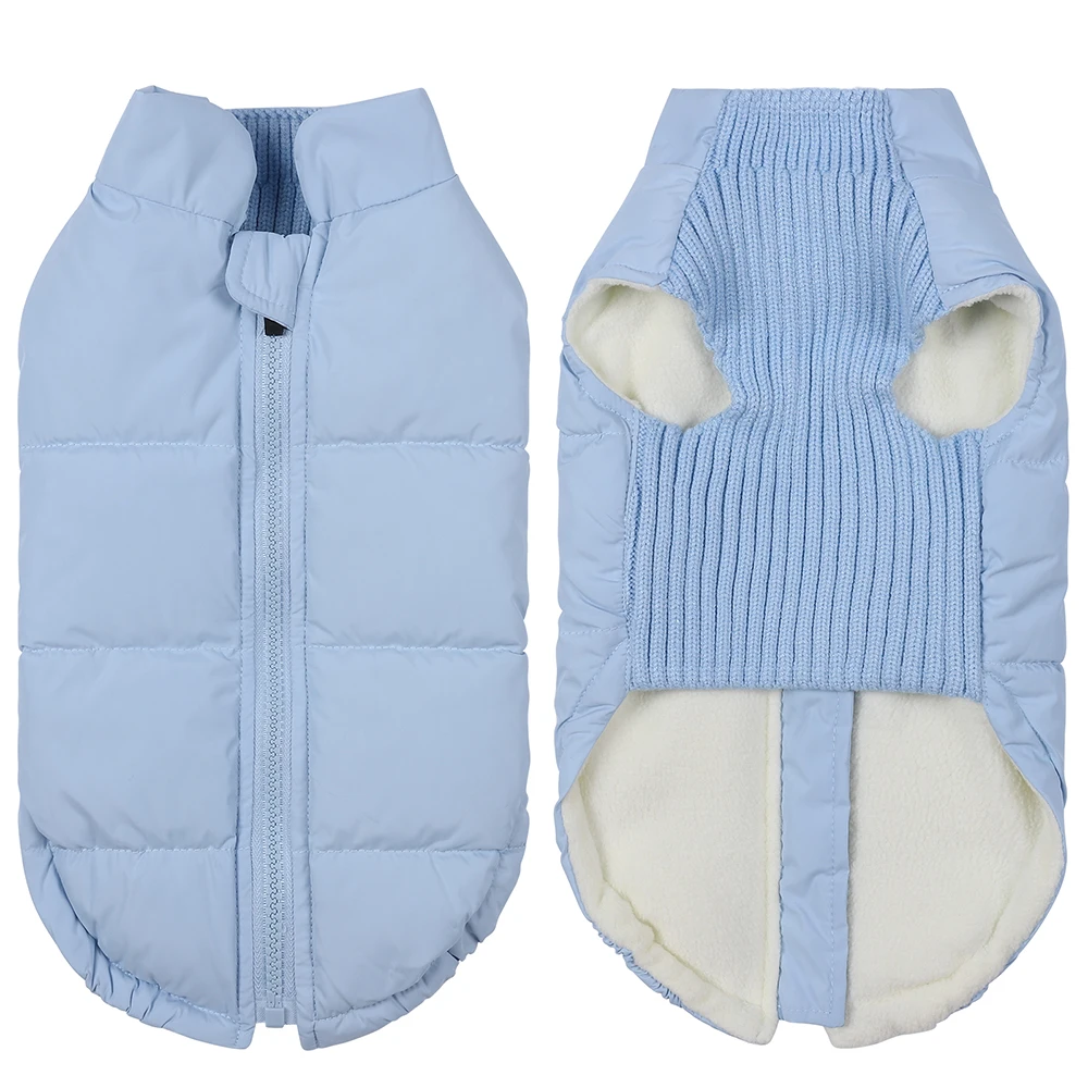 thumbnail image 1 of Ropa de invierno para perros pequeños, abrigo cálido para mascotas, chaqueta, chaleco acolchado ajustable, atuendo para cachorros, ropa para yorkshire terrier y chihuahua, 1 of 5